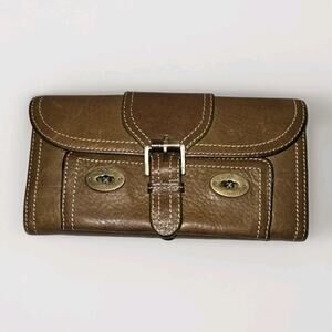 Vintage Mulberry Continental Turnlock Wallet *READ*